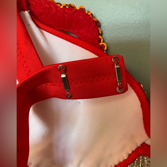 ROYAL SMEELA Crystal & Rhinestone Belly Dance Costume Bra for Women Size Medium - Picture 6 of 13